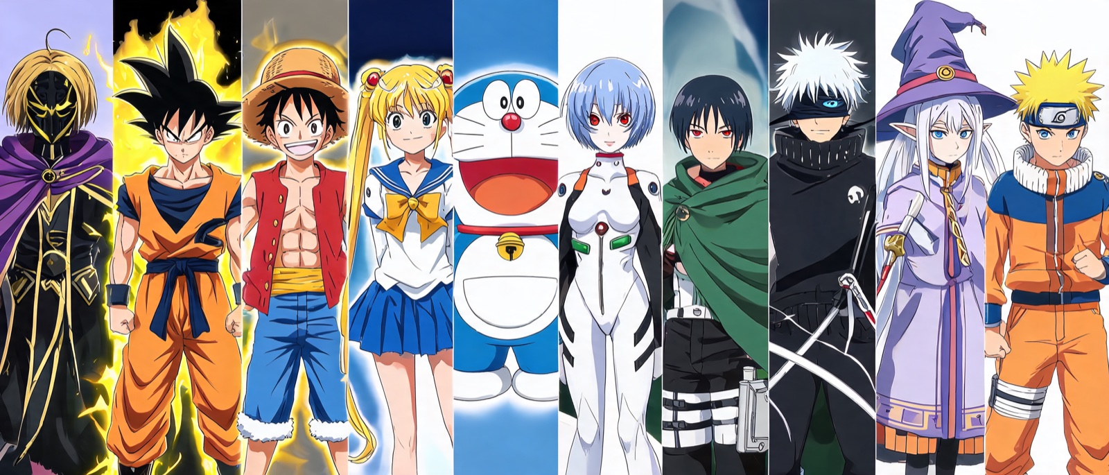10 Iconic Anime Characters & Their Signature Colors